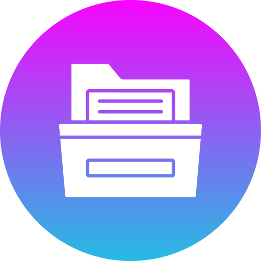 Folder Generic gradient fill icon