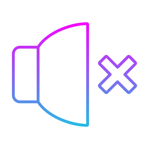 volumen apagado icono gratis