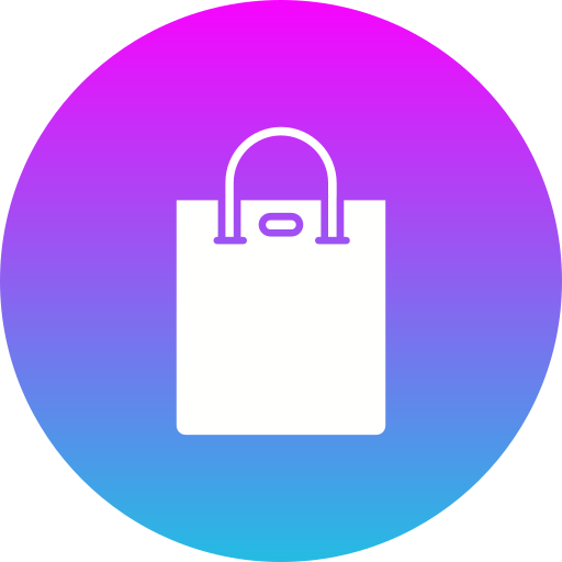 Shopping bag Generic gradient fill icon