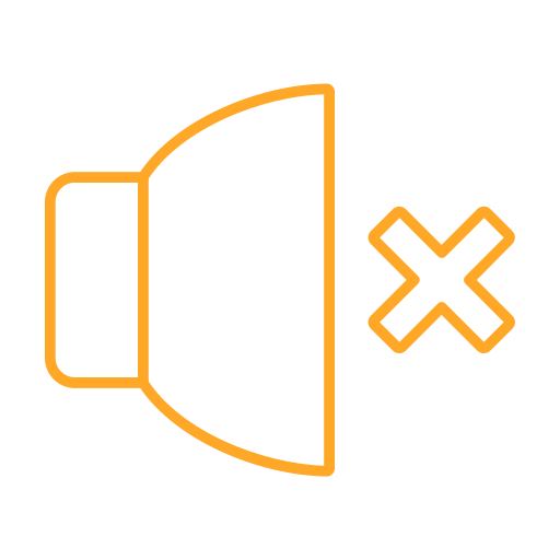 volumen apagado icono gratis