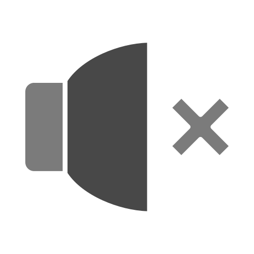 volumen apagado icono gratis