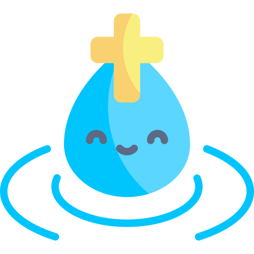 Holy water Kawaii Flat icon