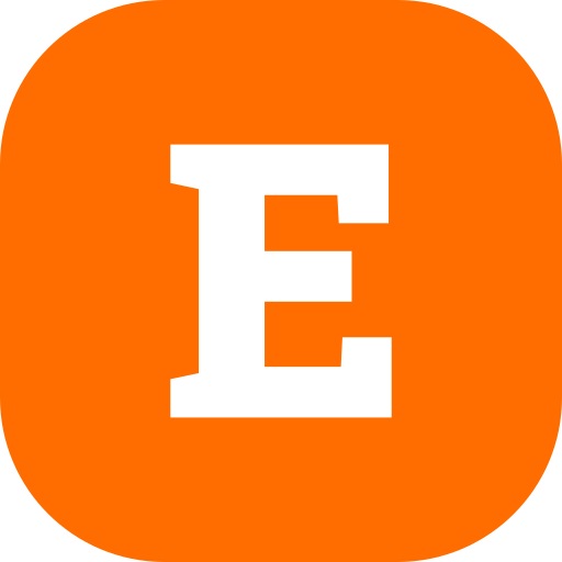 Letter e - free icon