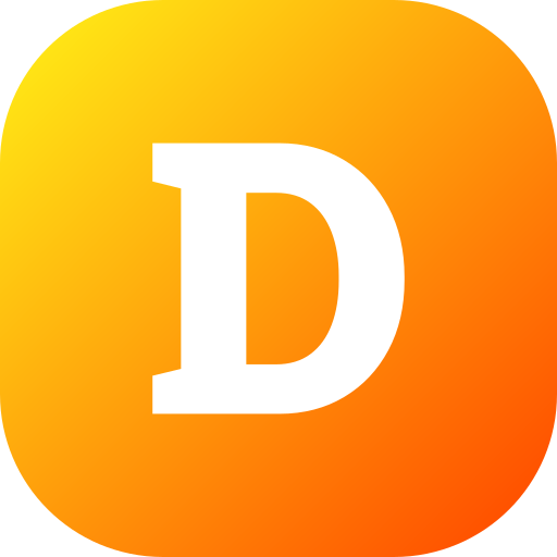 letra d icono gratis