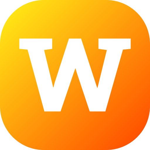 letra w icono gratis