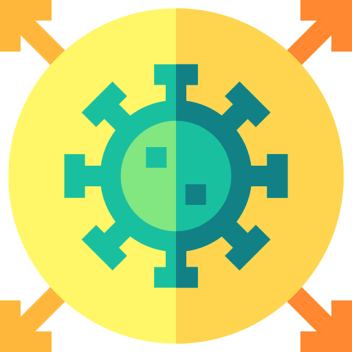 virus transmission icono gratis