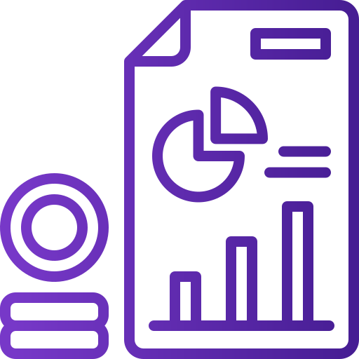 Круговой круговой график бесплатно иконка
