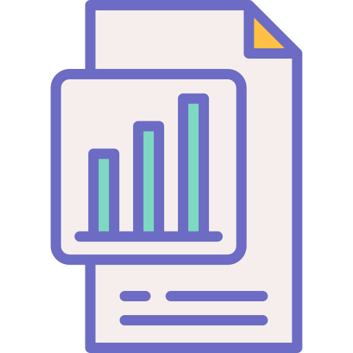 Chart Yogi Aprelliyanto Soft Lineal Color icon