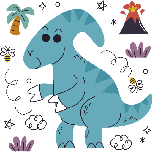 dinosaurio gratis sticker