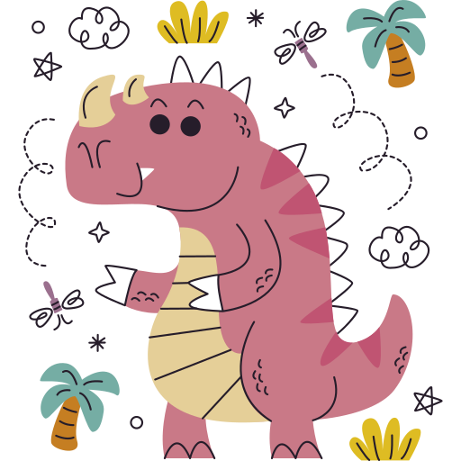 dinosaurio gratis sticker