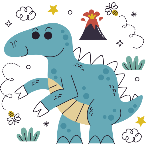 dinosaurio gratis sticker