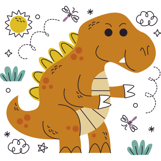 dinosaurio gratis sticker