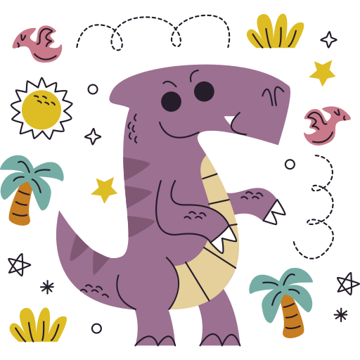 dinosaurio gratis sticker