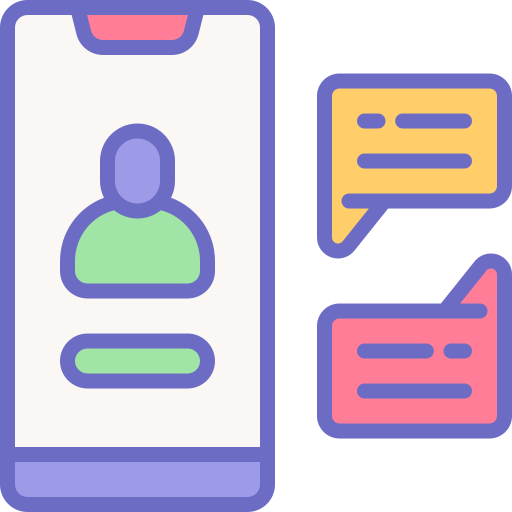 채팅 무료 아이콘