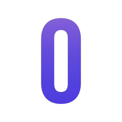 letra o icono gratis