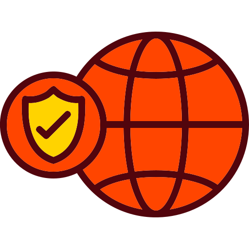 seguridad global icono gratis