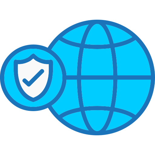 seguridad global icono gratis