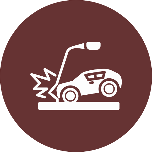 accidente automovilistico icono gratis