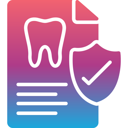 seguro dental icono gratis