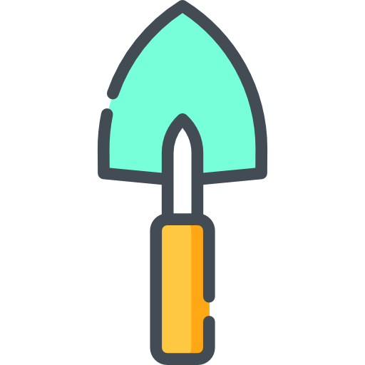 trabajo de jardinería icono gratis