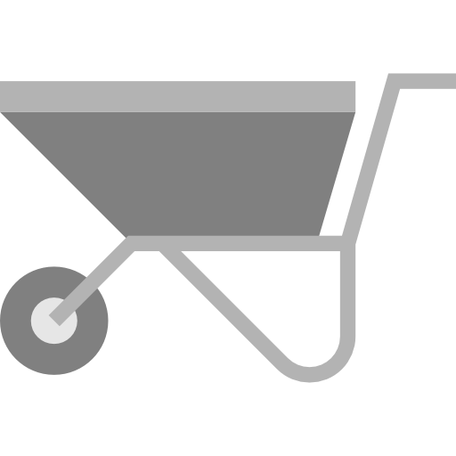 Wheelbarrow mynamepong Flat icon