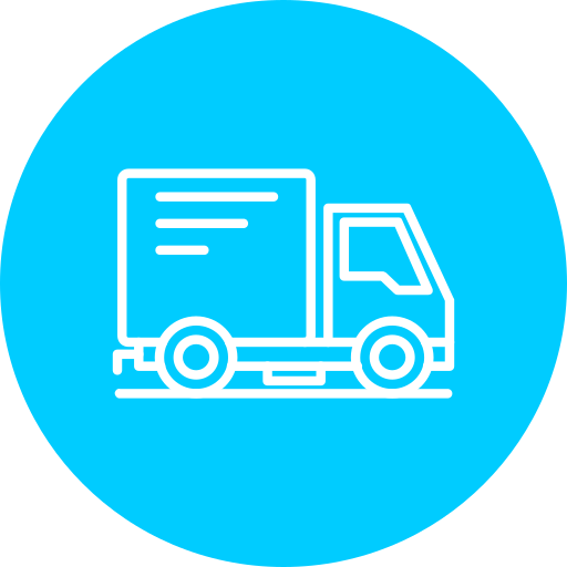 Delivery truck free icon