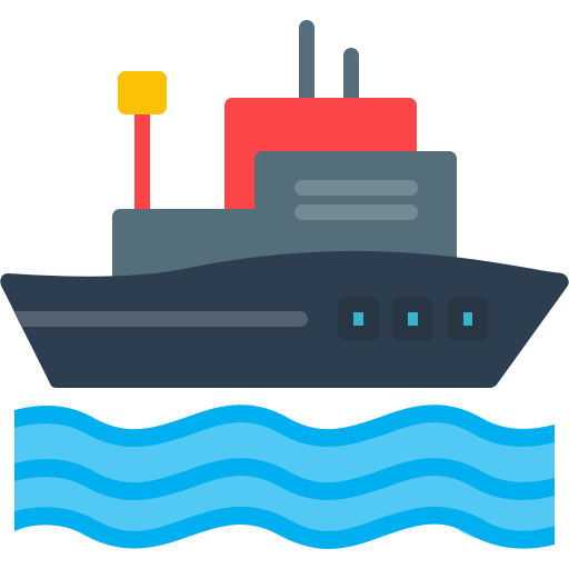 Ship Generic Color Fill Icon