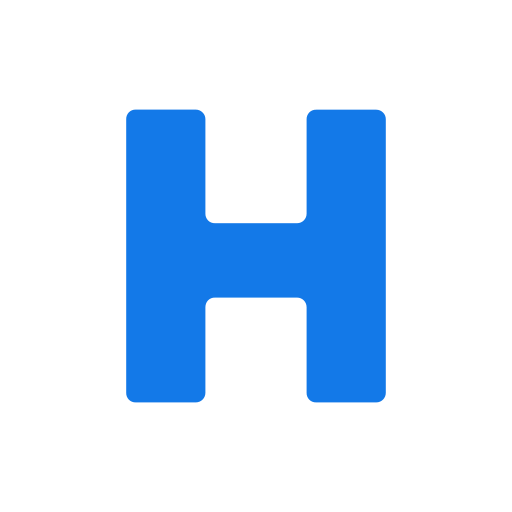 Letter h Generic color fill icon