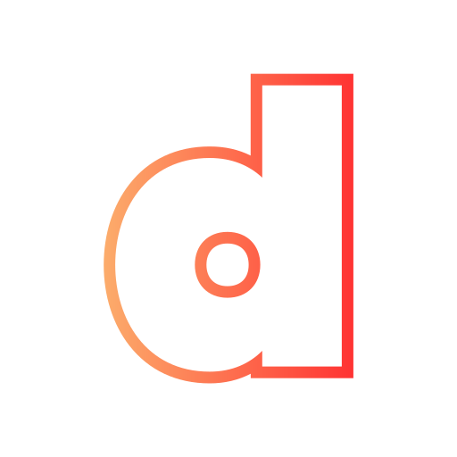 letra d icono gratis