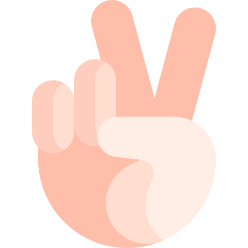 Peace Kawaii Flat icon