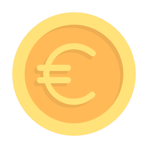 euro icono gratis