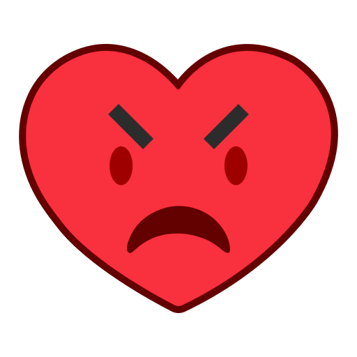 화난 무료 아이콘