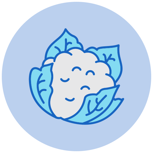 Цветная капуста бесплатно иконка