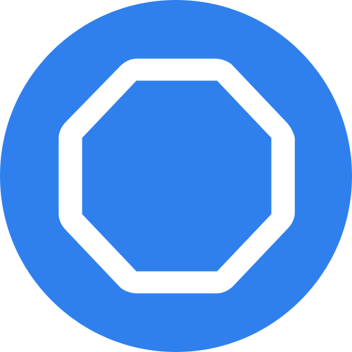 Octagon Generic color fill icon