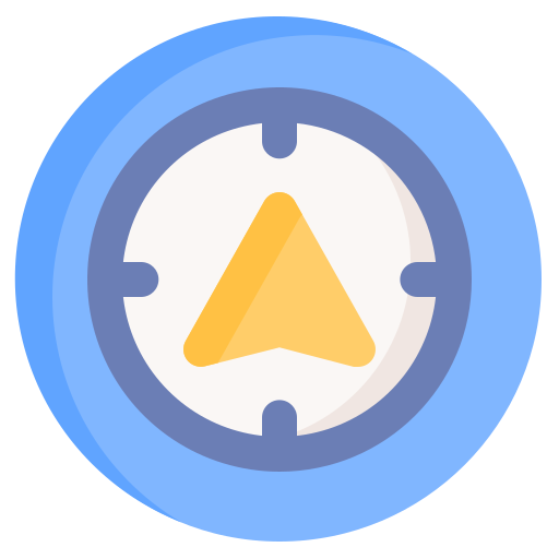 cartografía icono gratis