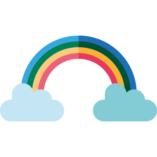 arco iris icono gratis