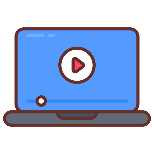 reproductor de video icono gratis