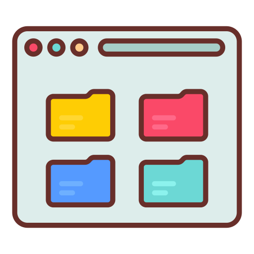 Cloud storage Generic color lineal-color icon