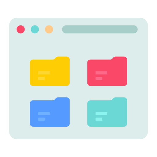 Cloud storage Generic color fill icon