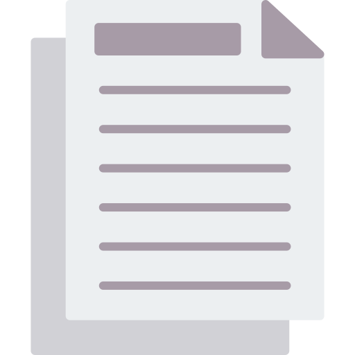 Document Generic color fill icon