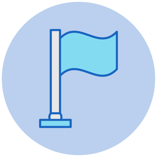 Flag free icon
