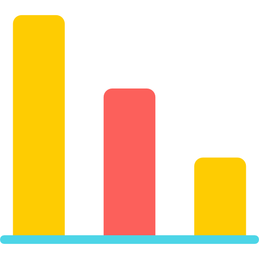 gráfico de barras icono gratis