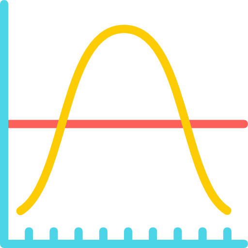 gráfico de linea icono gratis