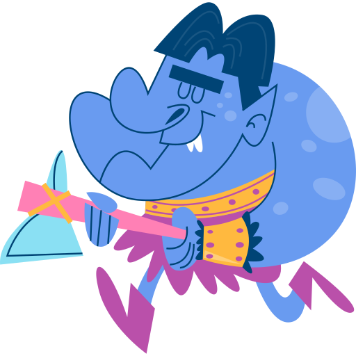 Ogre free sticker Ogre free sticker