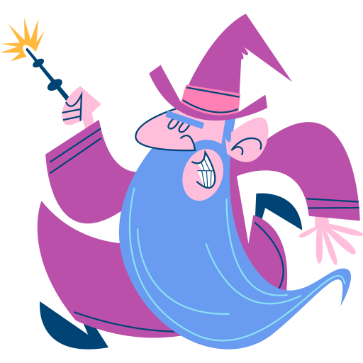 Wizard free sticker Wizard free sticker