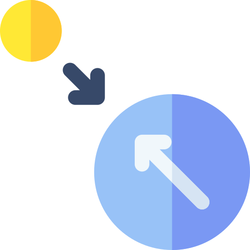 gravedad icono gratis