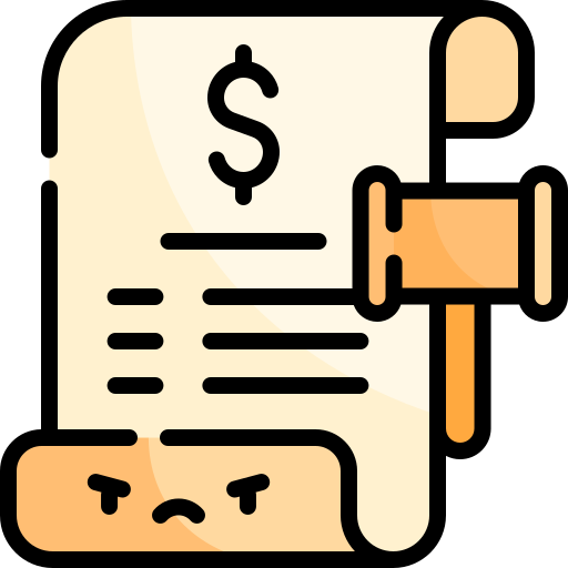 multa administrativa icono gratis