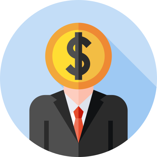 Businessman Flat Circular Flat icon