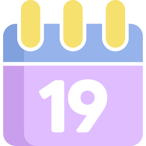 fecha del calendario icono gratis