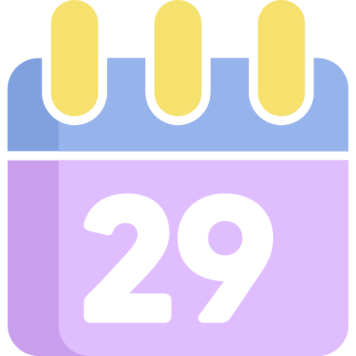 Calendar date Generic color fill icon